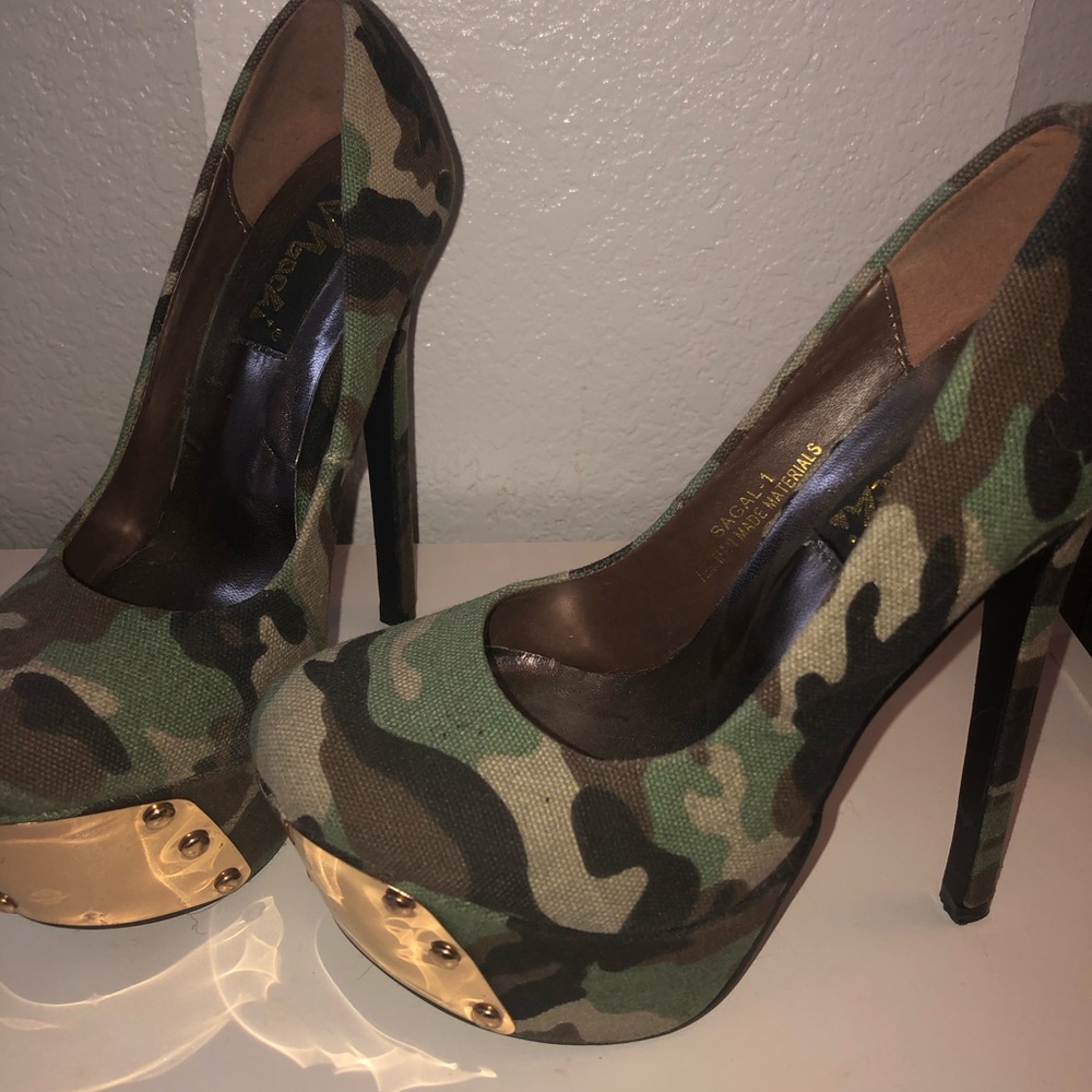 Camo platform heels - Picture 3 of 5
